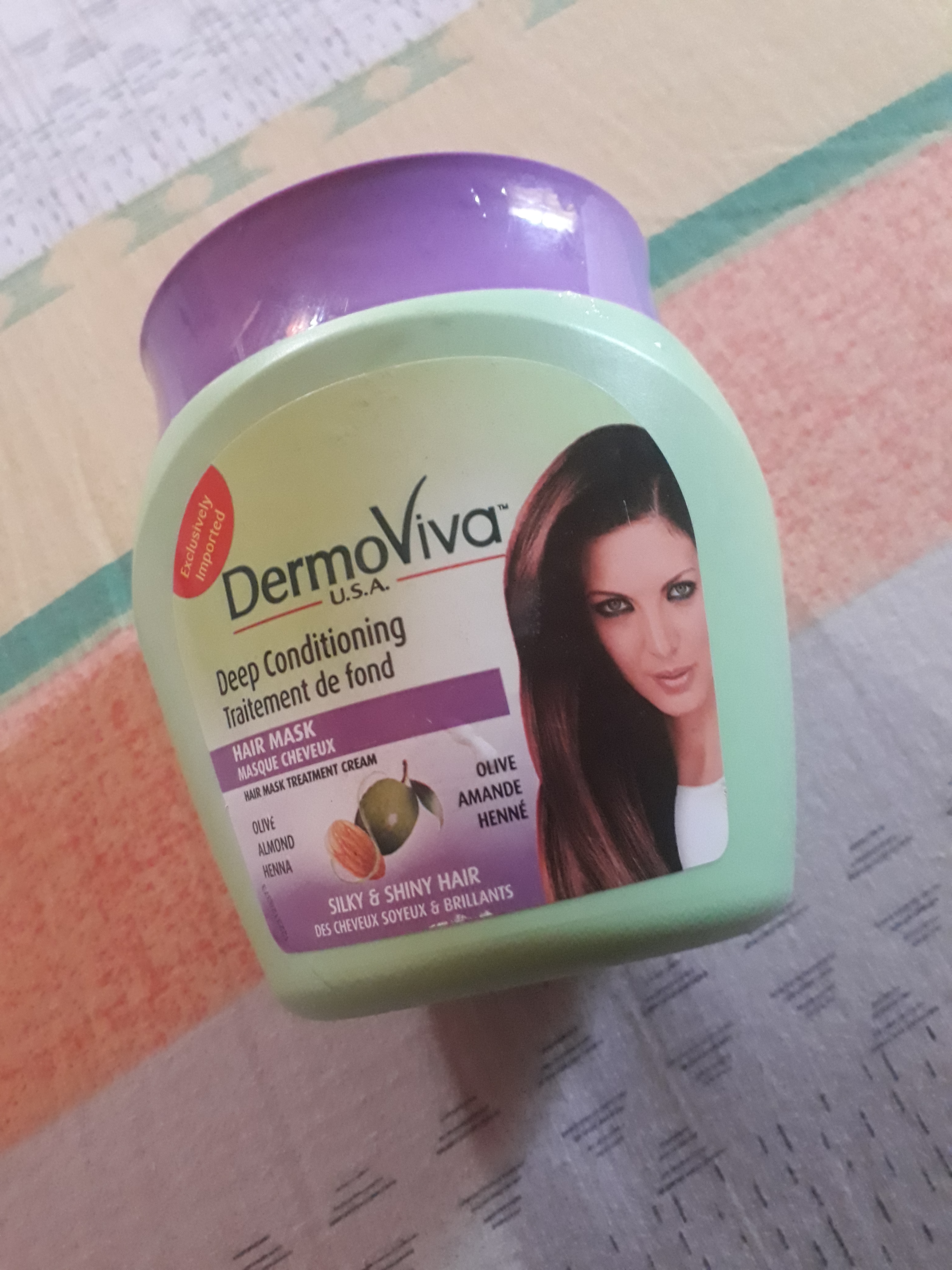 Review of DermoViva . Deep Conditioning Hair Mask – glamorlife